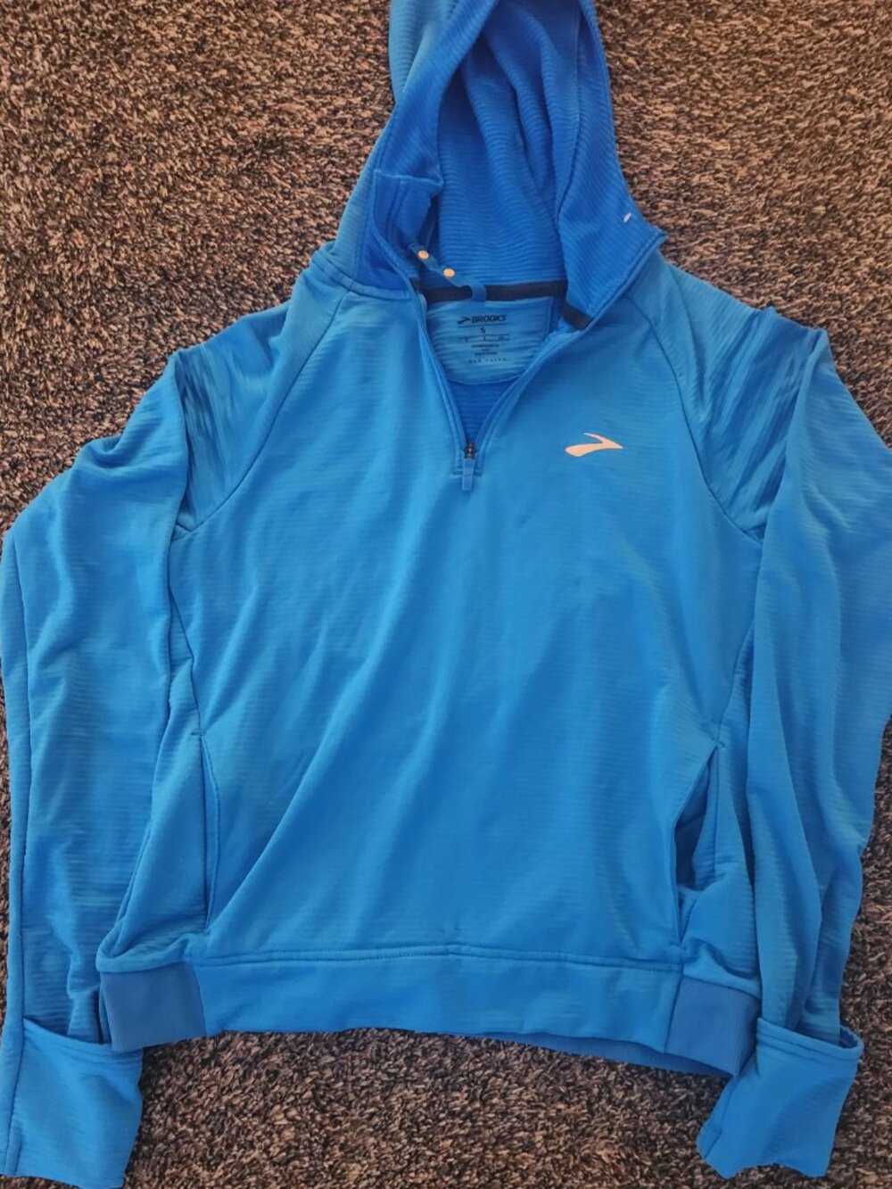 Brooks Blue Running Sweatshirt